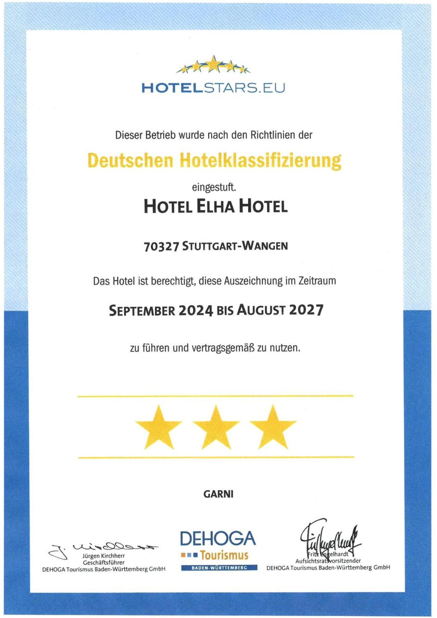 Elha Hotel Stuttgart Ngoại thất bức ảnh